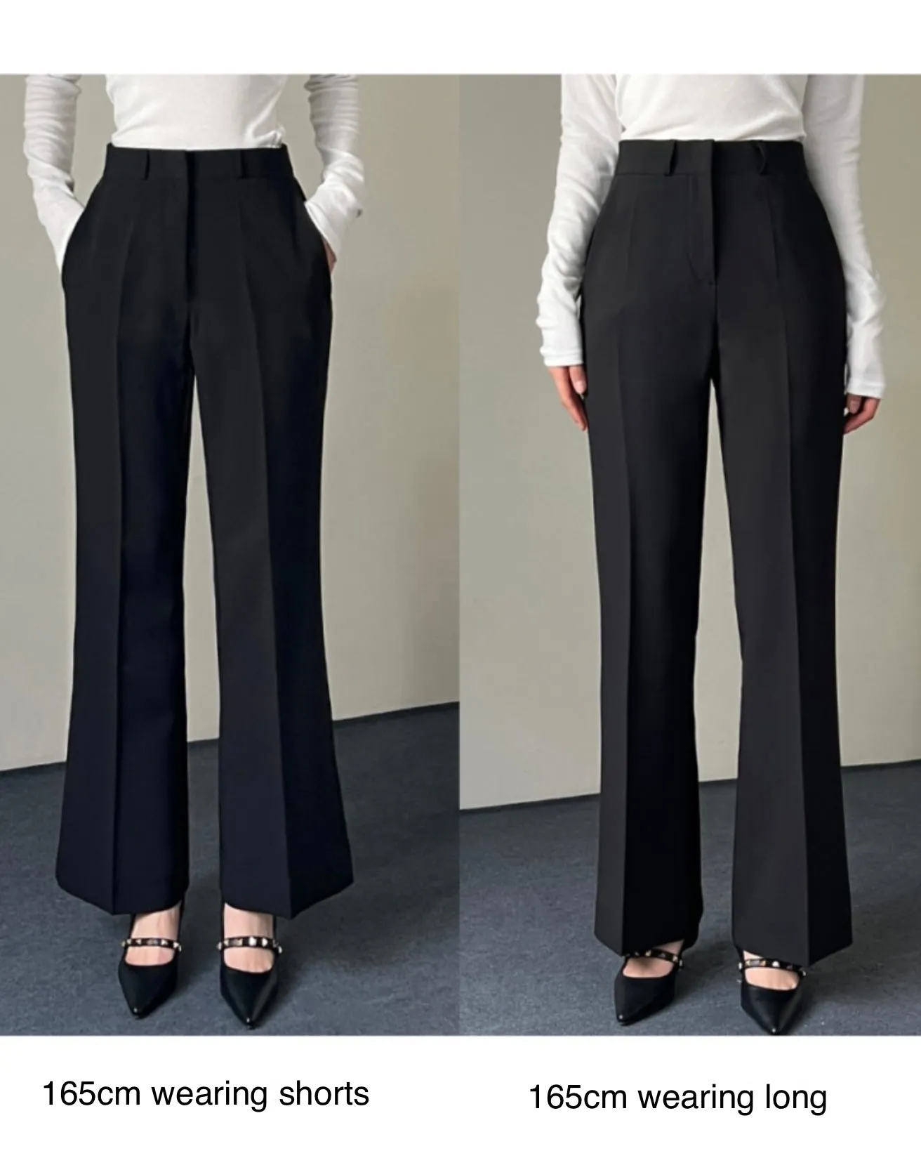 [ Pre- Order ] Stretchy Flared Pants