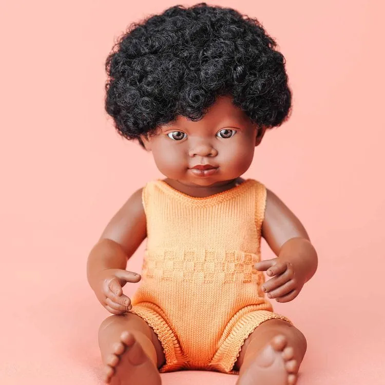 15" Baby Doll African Girl