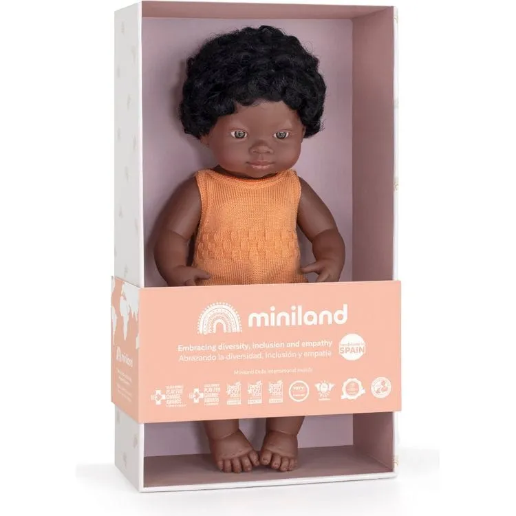 15" Baby Doll African Girl