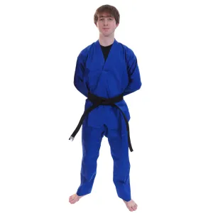 45% OFF - Han - Blue  V-neck light weight poly/cotton TKD Uniform