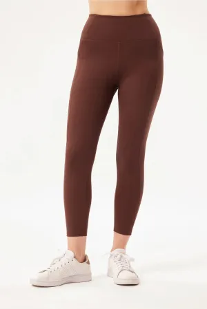 7/8 Length High-Rise Pocket Legging - Earth