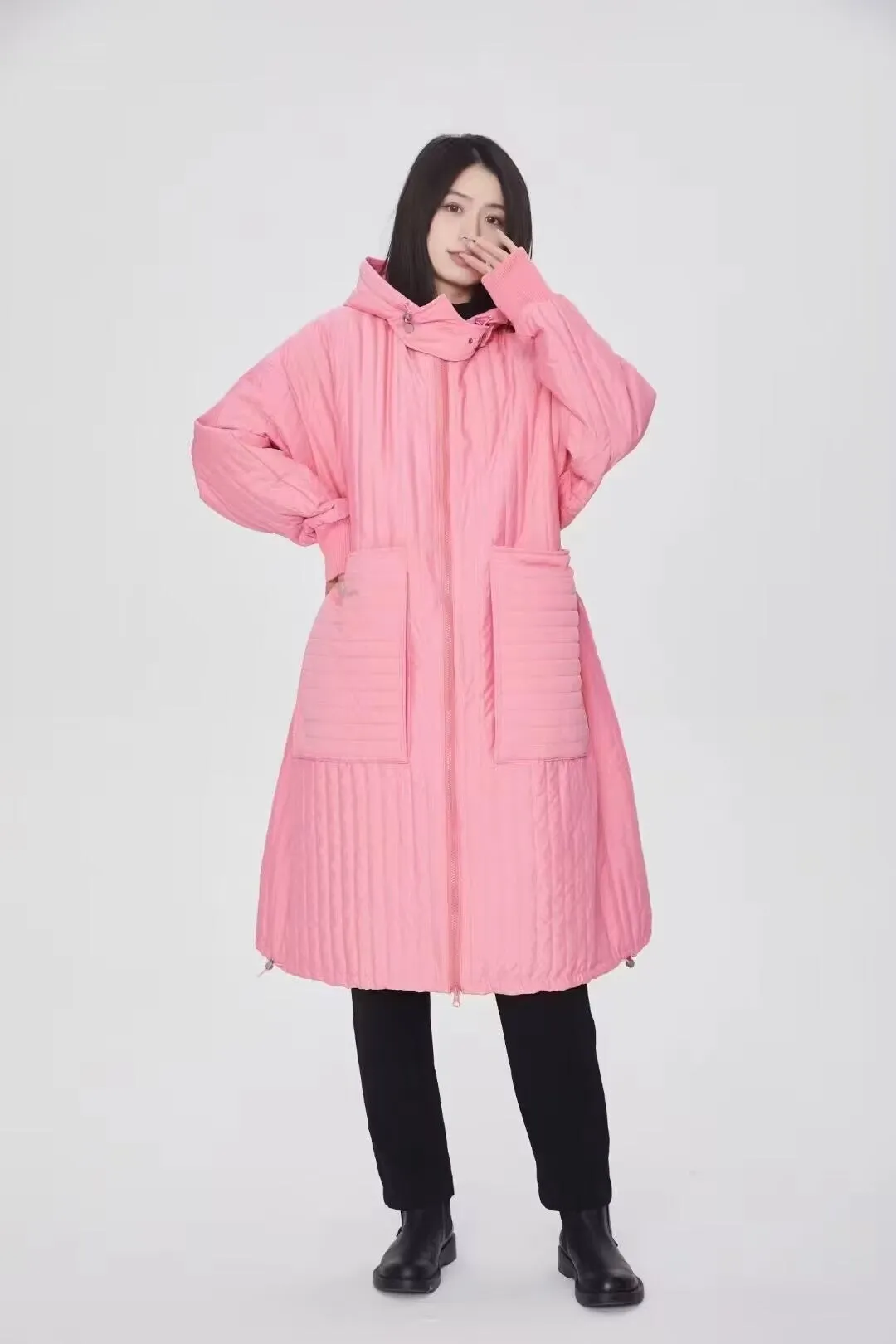 A-Line Women Winter Puffer Coat,Warm Thick 90% Duck Down Coat /1003