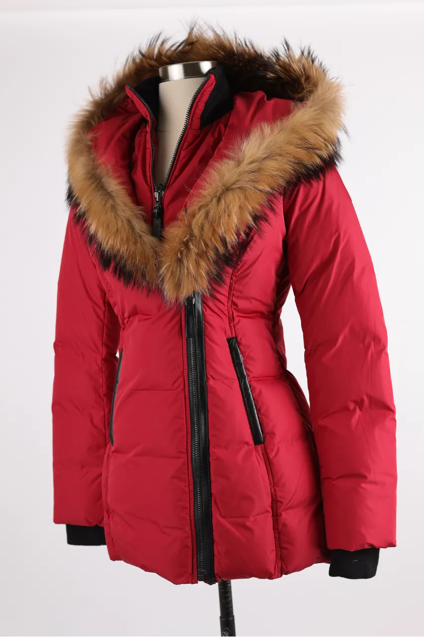 Adali Fur Trim Down Puffer Jacket