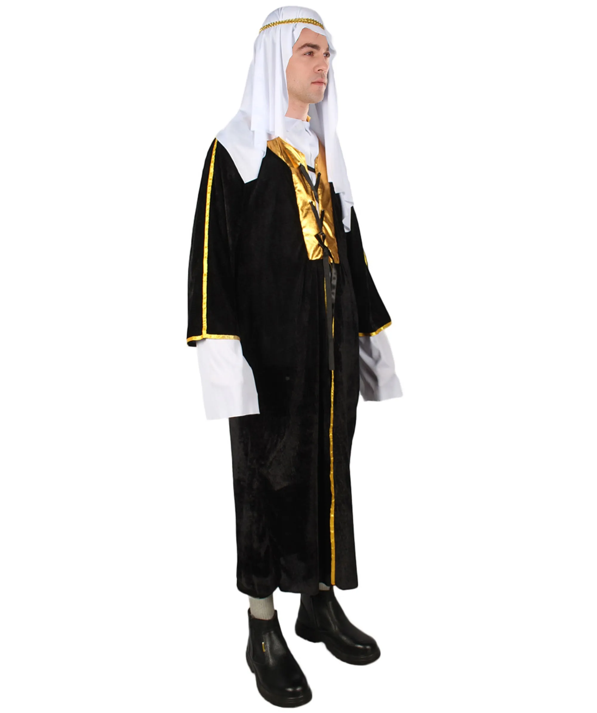 Adult Men's Wise Melchior Costume | Black and White Halloween Costume