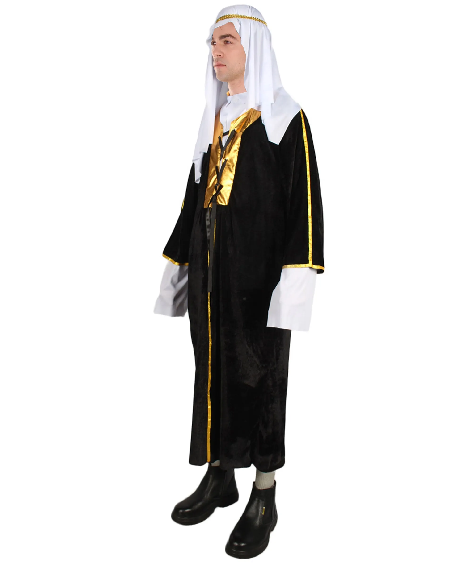 Adult Men's Wise Melchior Costume | Black and White Halloween Costume