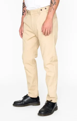 Afends Mens Boardwalk - Tan Canvas - Old Man Pants