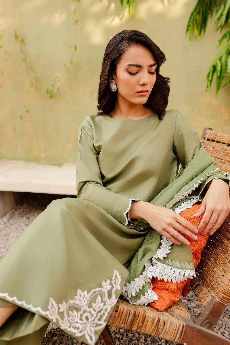 Allure by Ih - SAGE - Matcha Green - Silk - 3 Piece