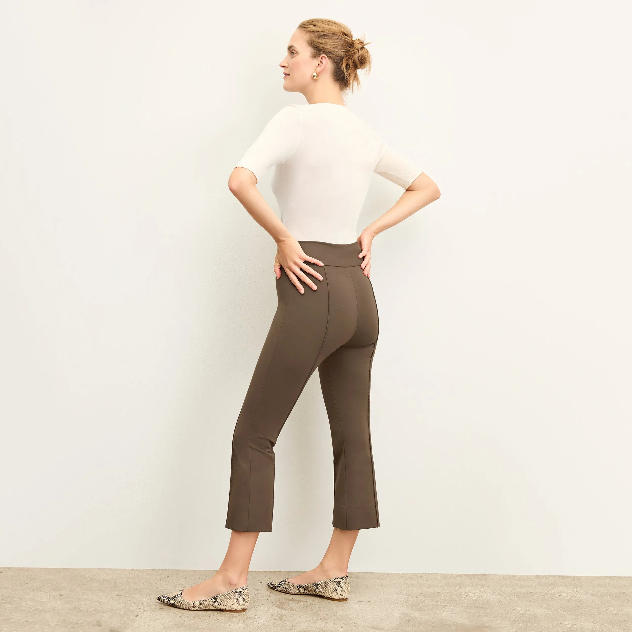 Allyn Pant - Light Ponte :: Ash