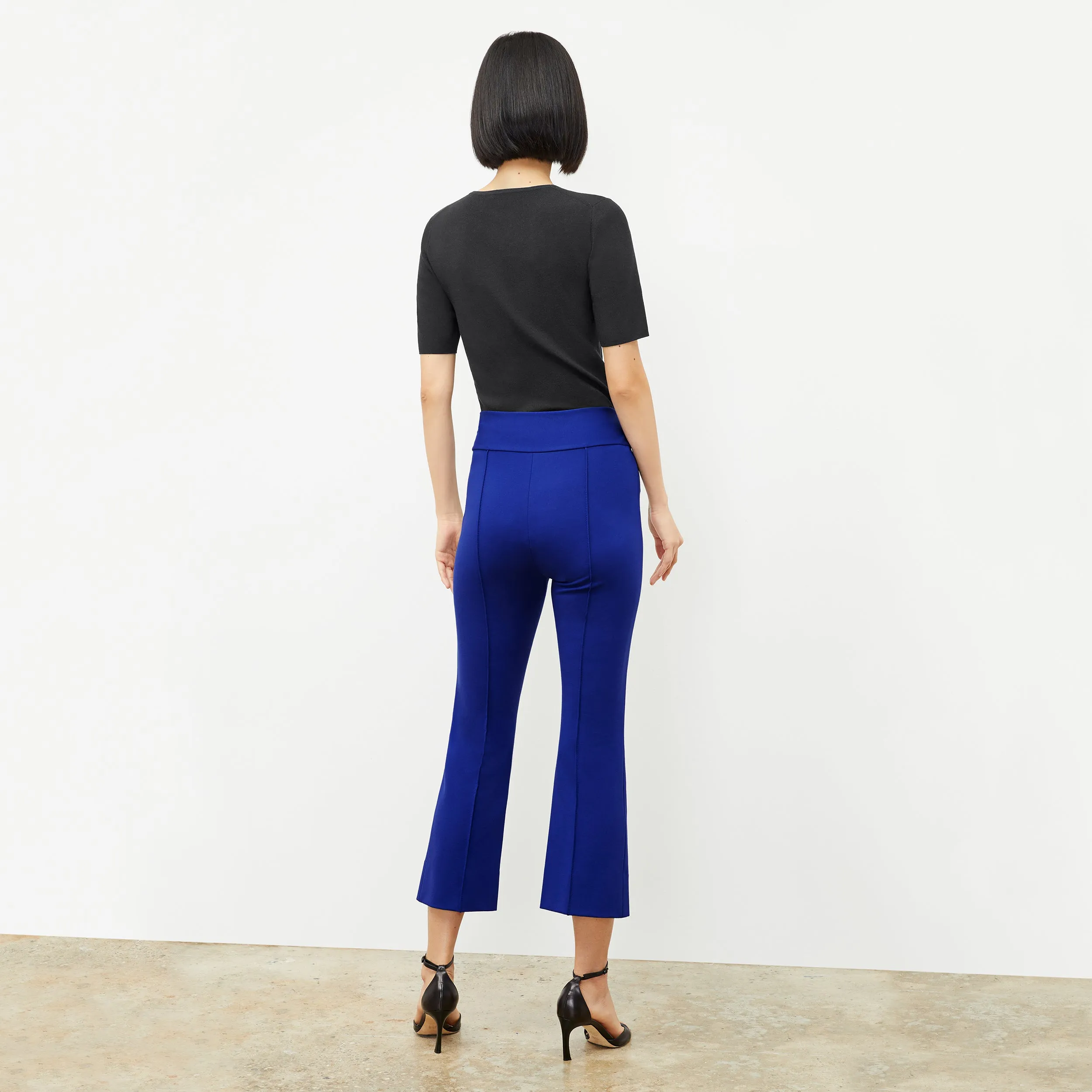 Allyn Pant - Light Ponte :: Electric Blue