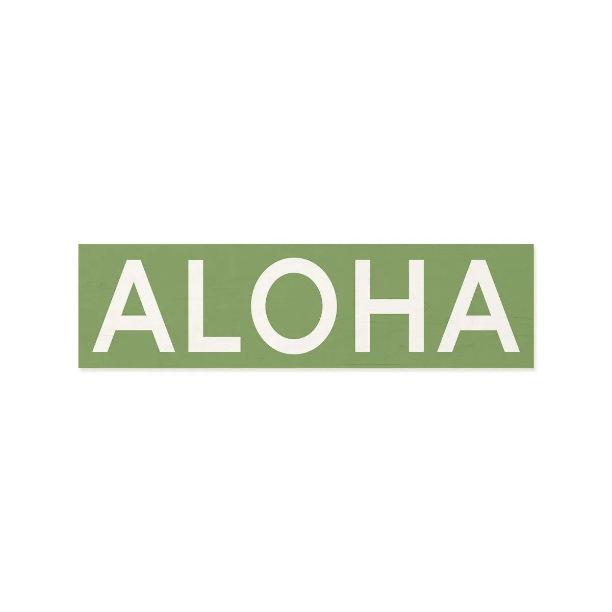 Aloha Wood Shape, Sage Green