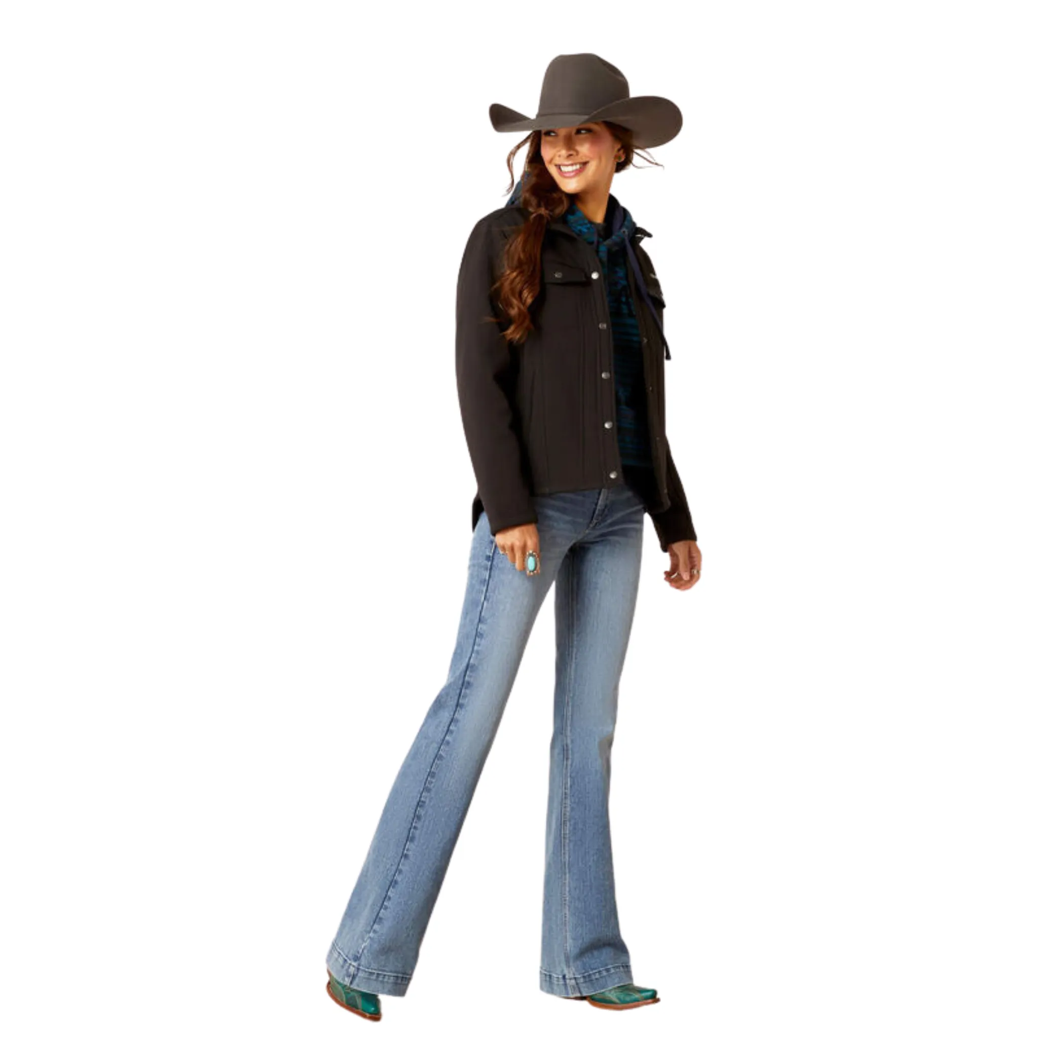 ARIAT WOMEN'S BERBER BACK SOFTSHELL JACKET - 10046445