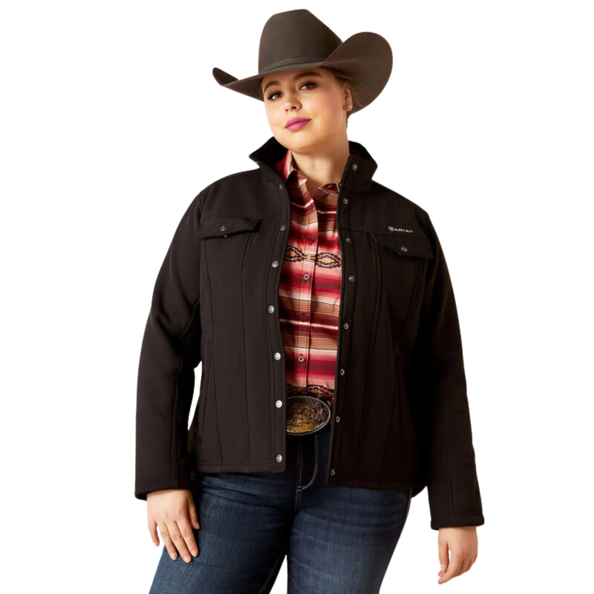 ARIAT WOMEN'S BERBER BACK SOFTSHELL JACKET - 10046445