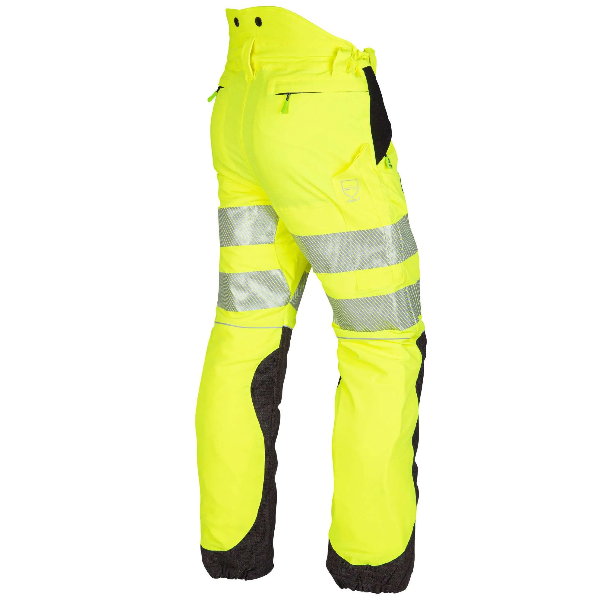 ATHV4050 Breatheflex Chainsaw Trousers Design C Class 1 - Hi-Vis Yellow/Kevlar