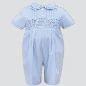 Baby Boy Blue Romper - Sarah Louise C6000