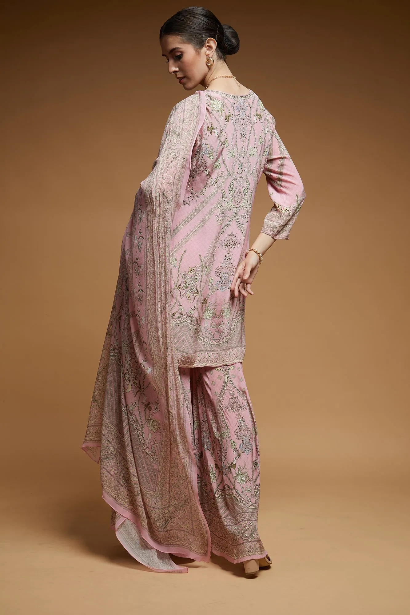 Baby Pink Sharara