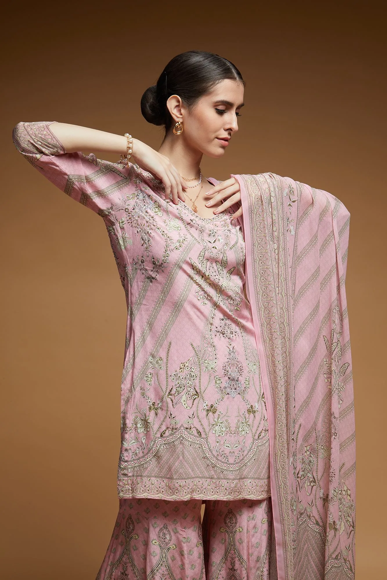 Baby Pink Sharara