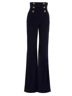 Balmain High-Waisted Flared Pants