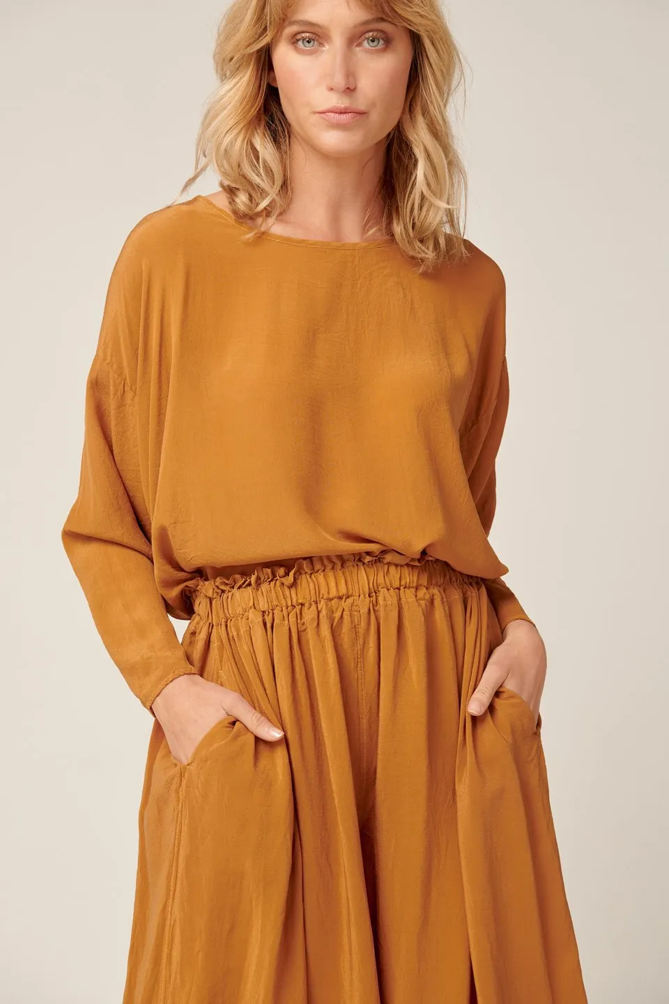 Batwing Tunic in Turmeric