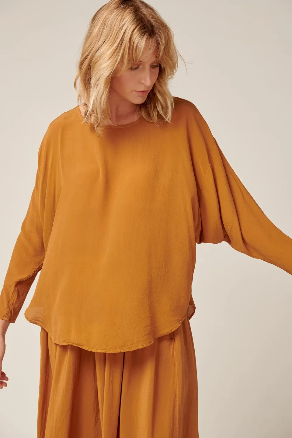 Batwing Tunic in Turmeric