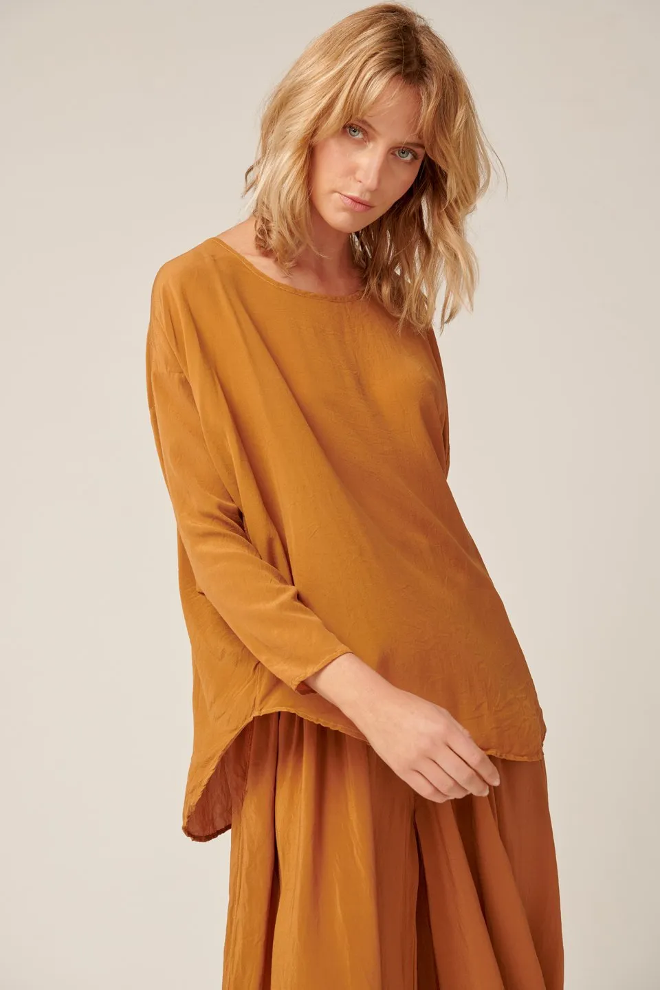 Batwing Tunic in Turmeric