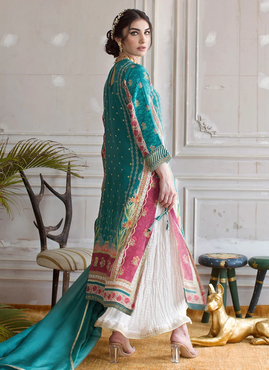 Beryl Crepe Tunic and Silk Dupatta