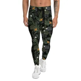 Bird of Paradise Mens Black Leggings