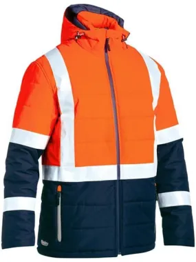 Bisley Taped Two Tone Hi Vis Puffer Jacket (BJ6929HT)