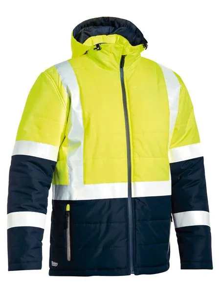 Bisley Taped Two Tone Hi Vis Puffer Jacket (BJ6929HT)