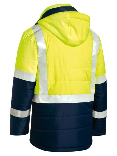 Bisley Taped Two Tone Hi Vis Puffer Jacket (BJ6929HT)