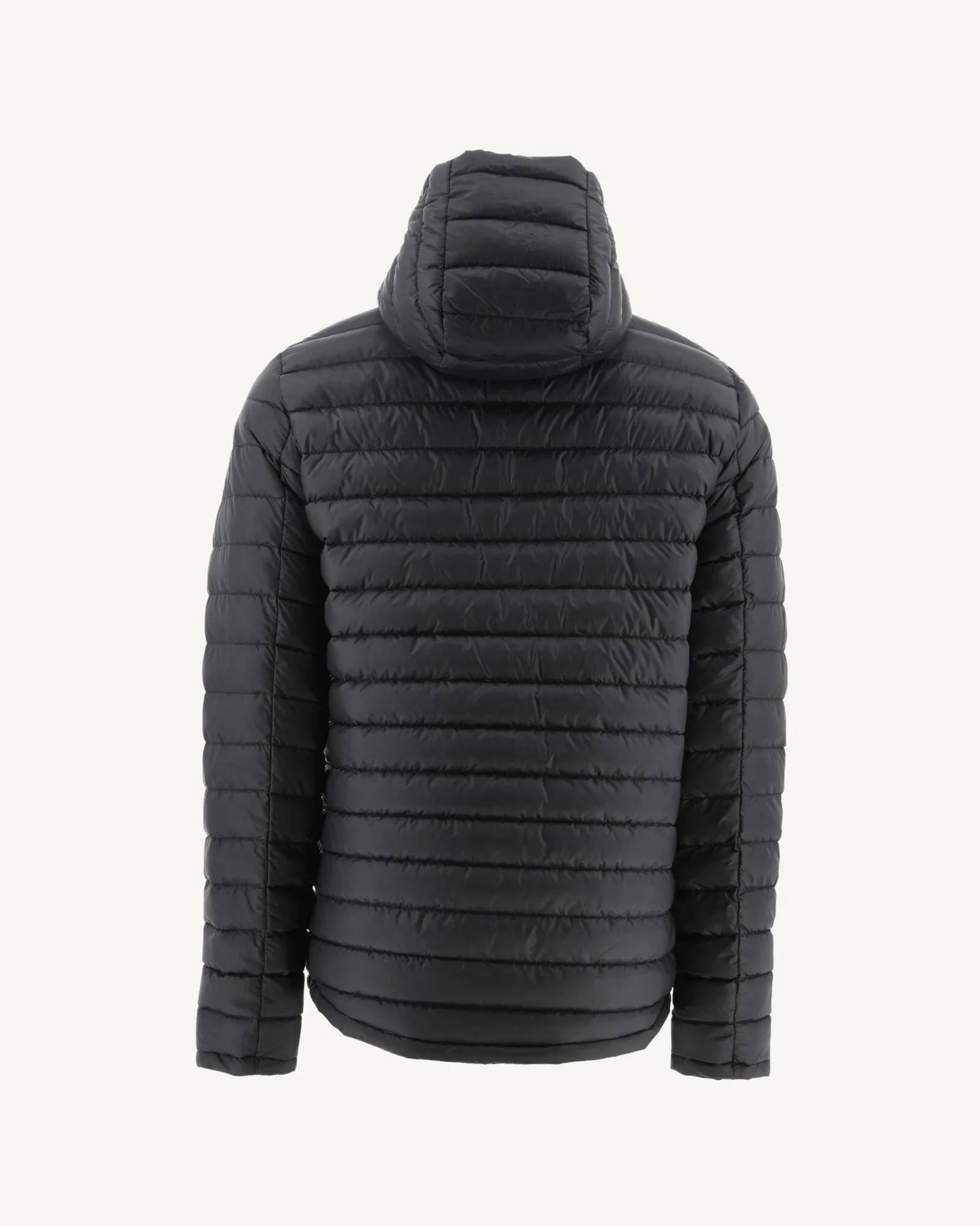 Black Reversible hooded puffer jacket Bergen