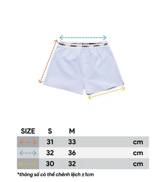 BOXER SHORTS - STRIPED BLUE