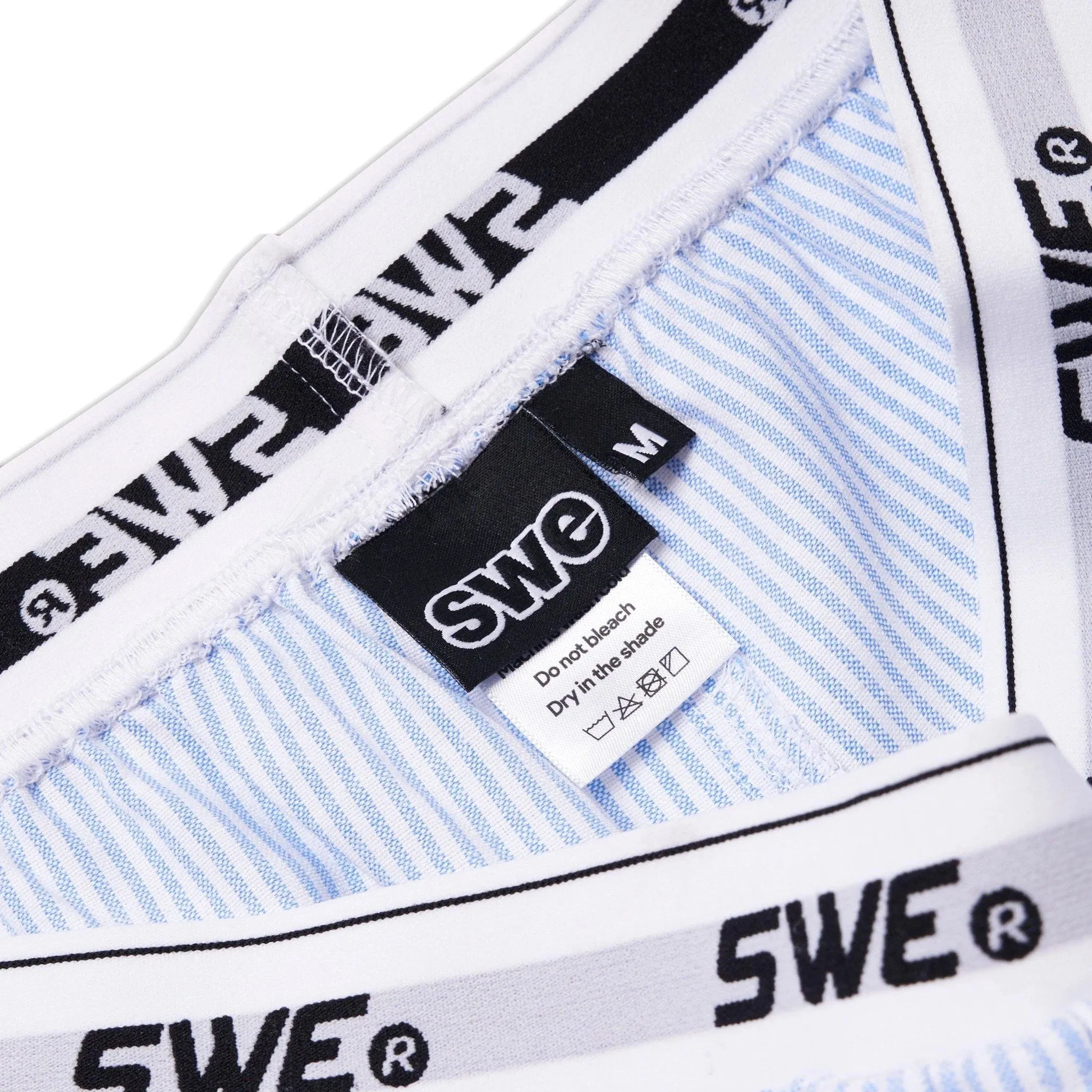 BOXER SHORTS - STRIPED BLUE