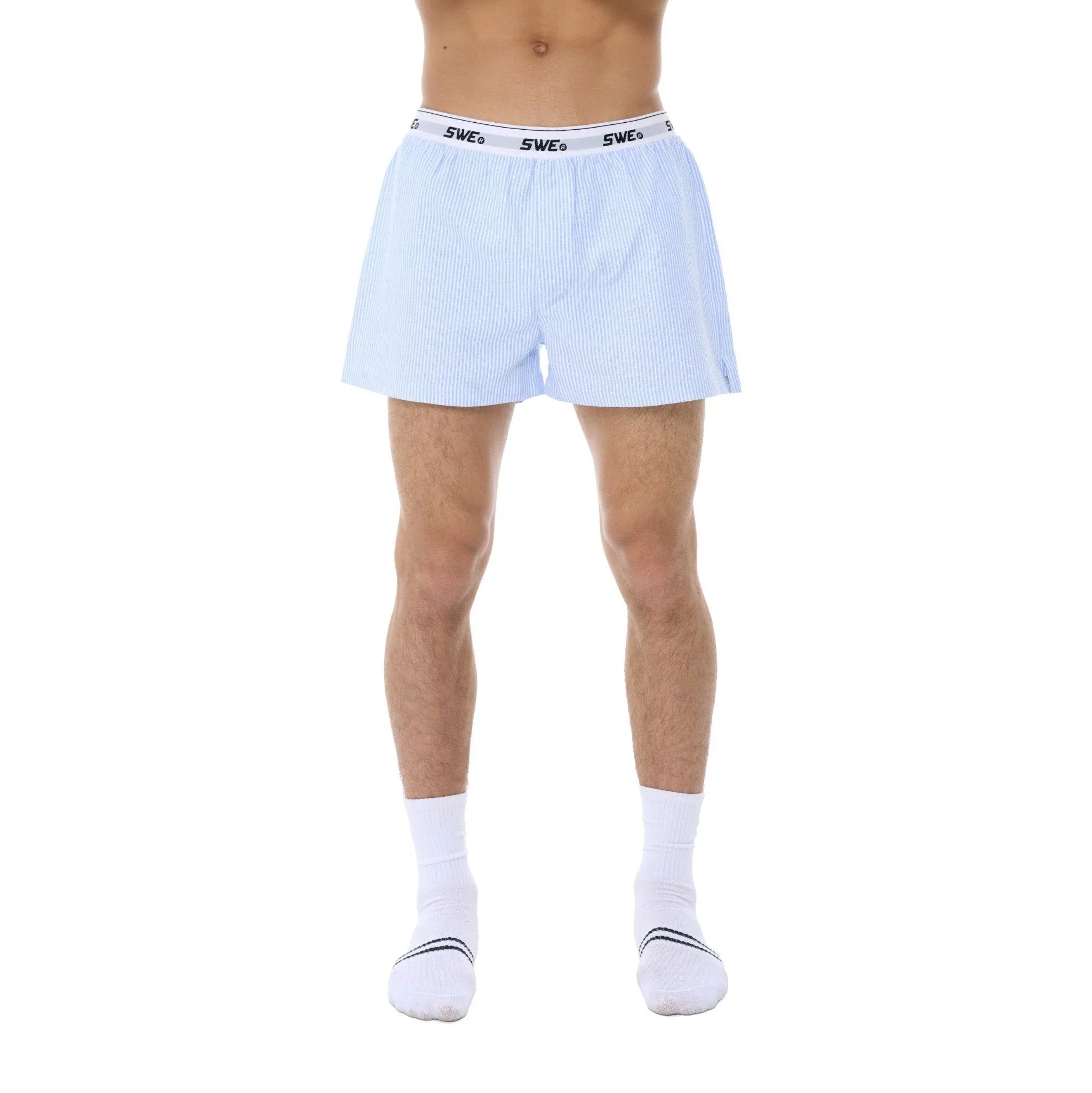 BOXER SHORTS - STRIPED BLUE