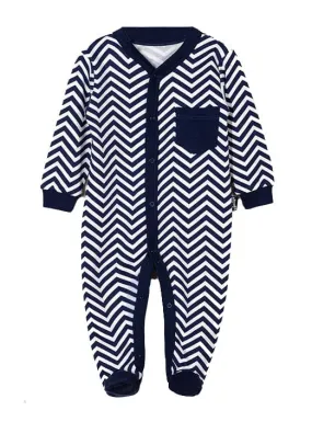 Boys Bodysuit Fox Navy