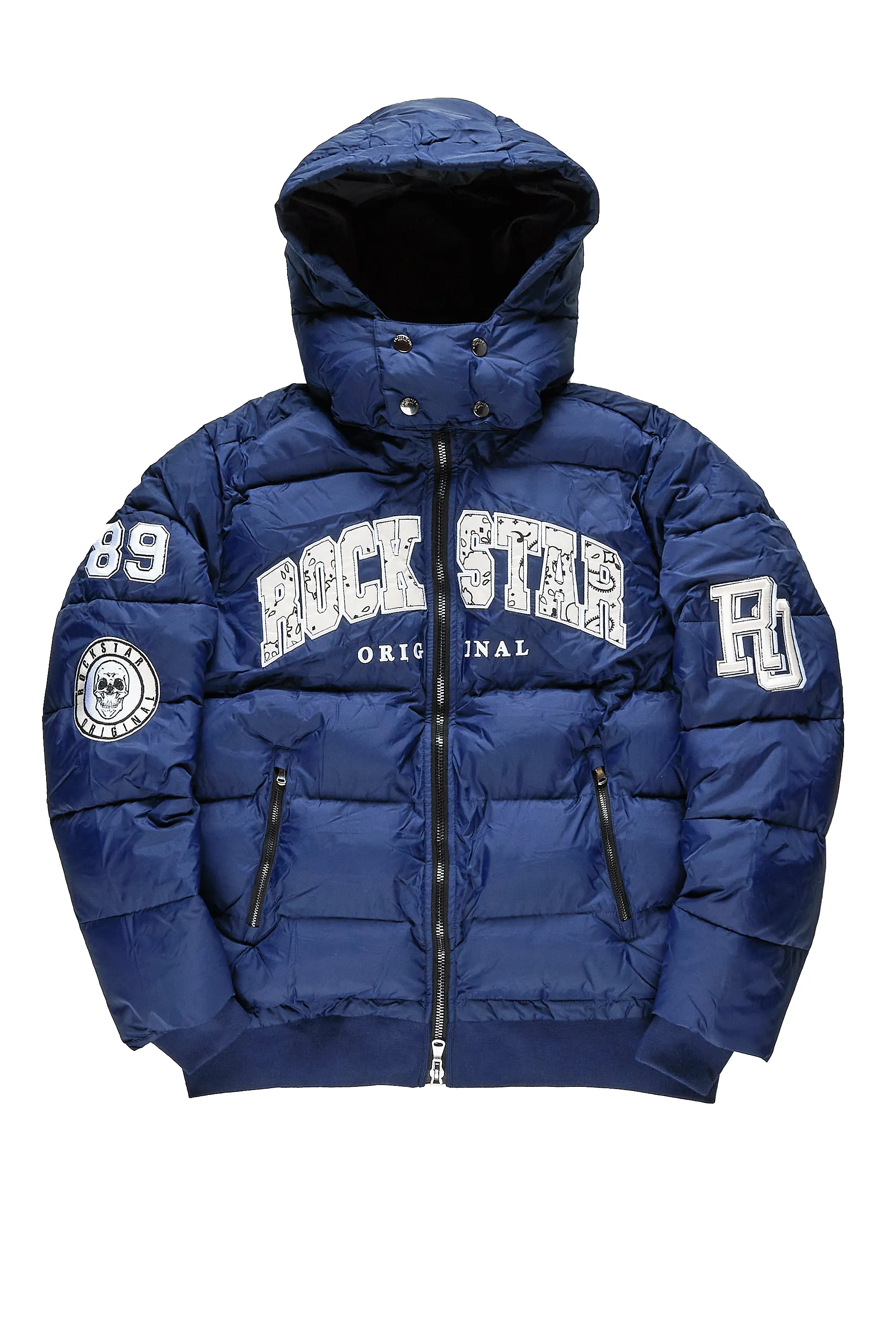 Boys Bronx Navy Heavy Puffer Jacket