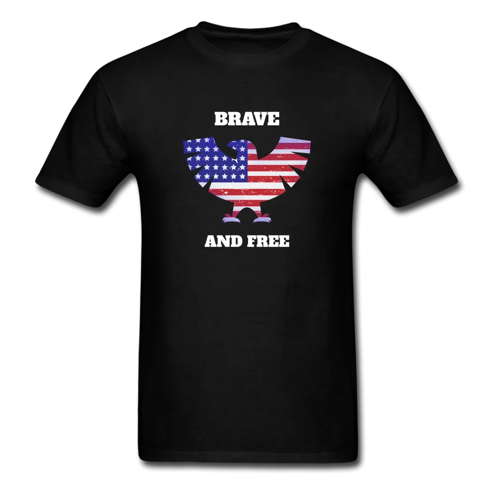 Brave And Free Men's T-Shirt