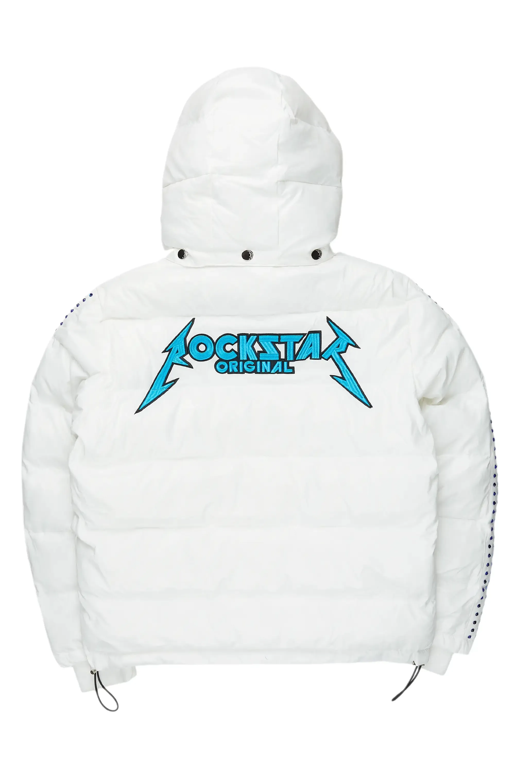 Brink White Heavy Puffer Jacket