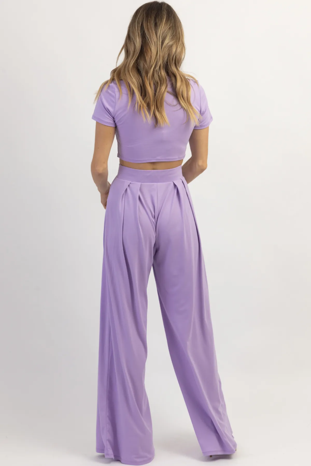 BUTTER SOFT LILAC PALAZZO PANT SET *BACK IN STOCK*