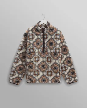 Camley - Ecru Tile Print Fleece