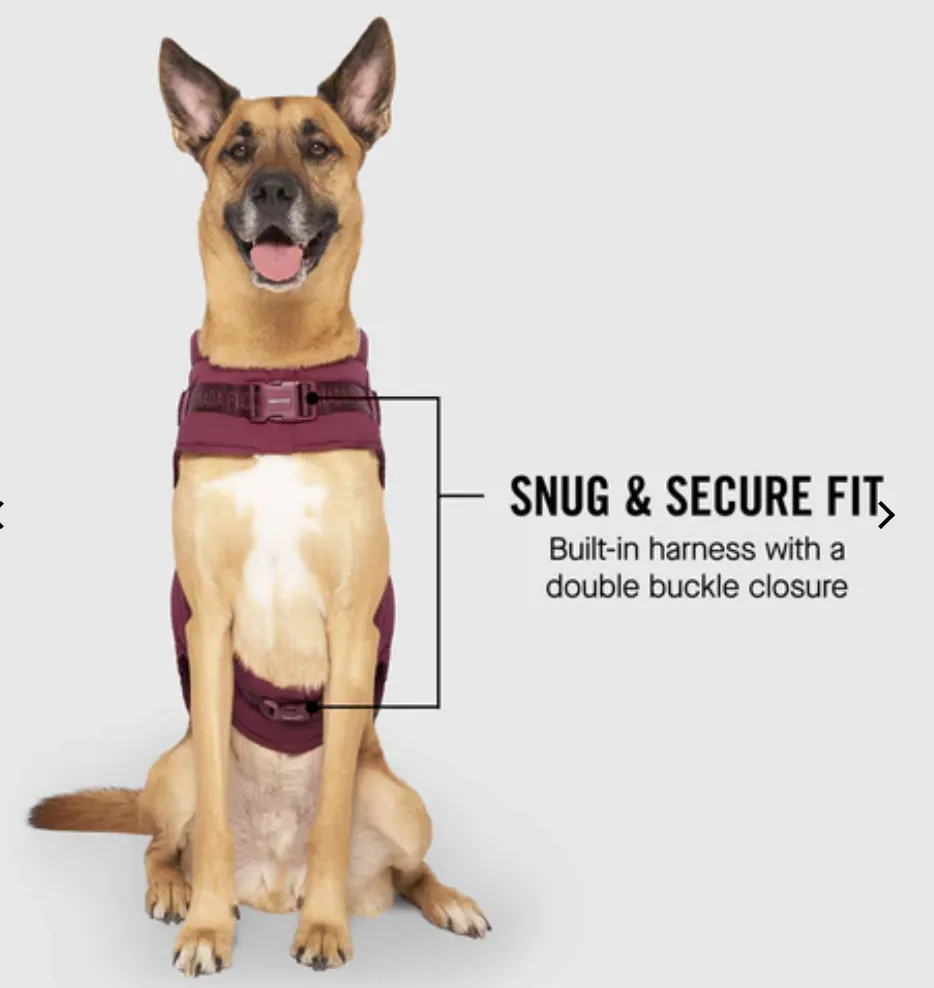 Canada Pooch Harness Puffer Plum