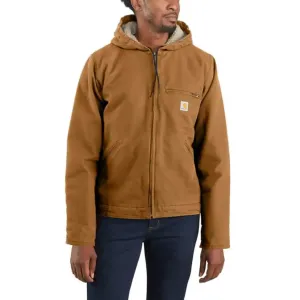 CARHARTT MEN'S WASHED DUCK SHERPA JACKET - 104392