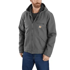 Carhartt Men's - Washed Duck Sherpa Lined Jacket - Gravel Grey