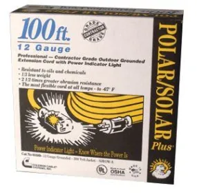 CCI 172-01689 Polar/Solar Extension Cord, 100 ft (1 EA)