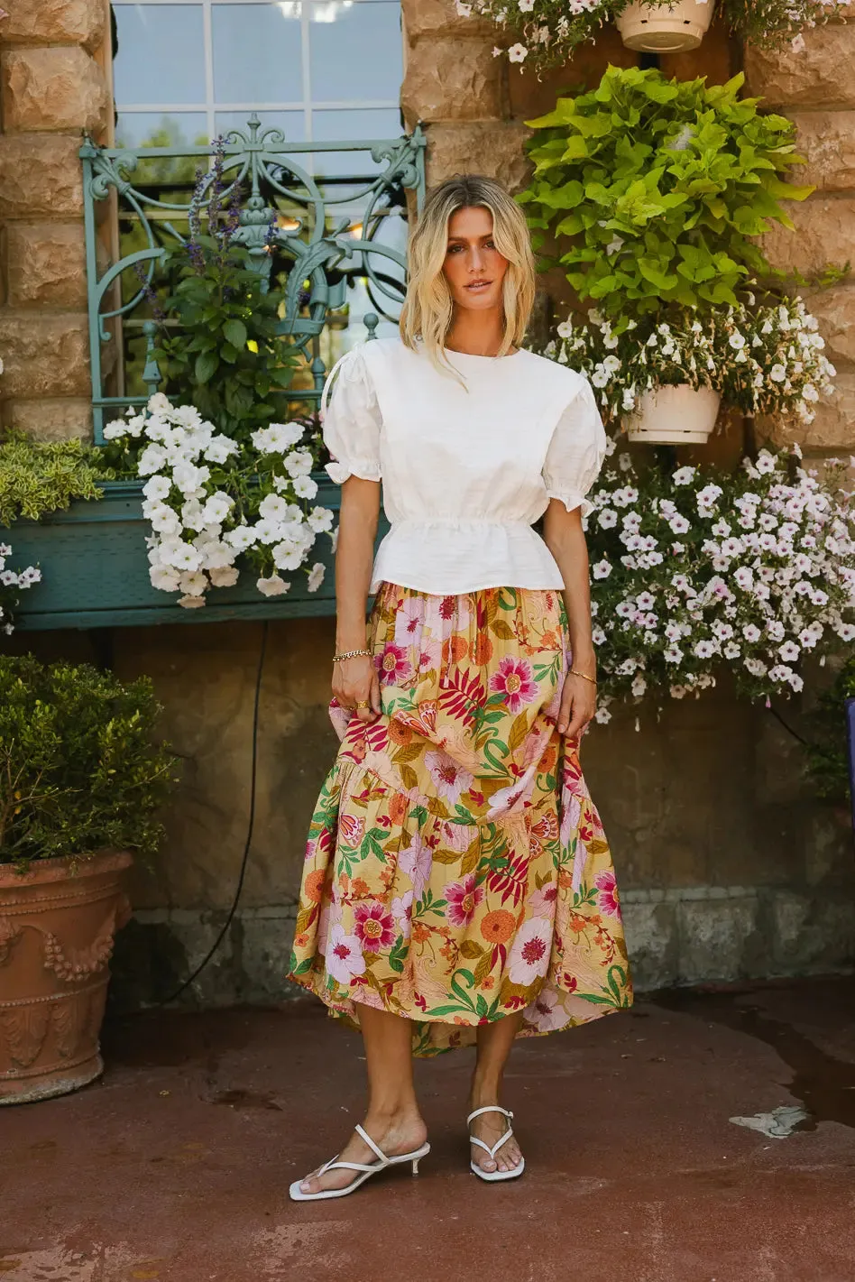 Cecily Floral Skirt