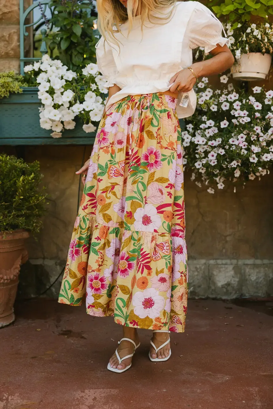 Cecily Floral Skirt