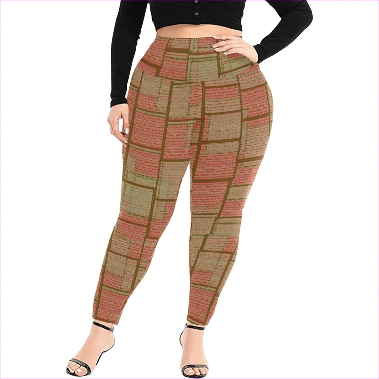 Chained 2 Womens Voluptuous ( ) Plus Size High Waist Leggings