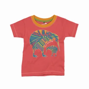 Childrens New Zealand T Shirt - Two Kiwi