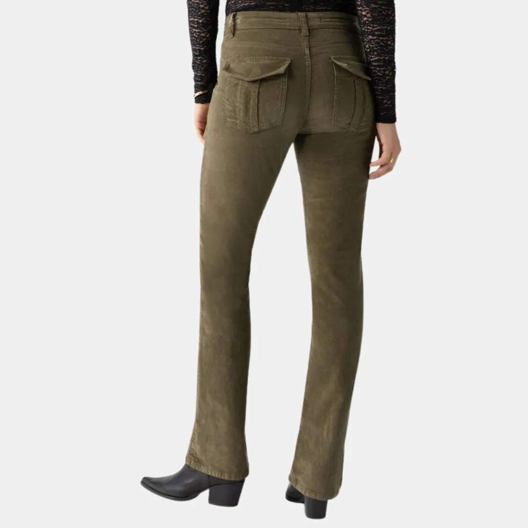 Corduroy Hayden Bootcut Pant (Burnt Olive)