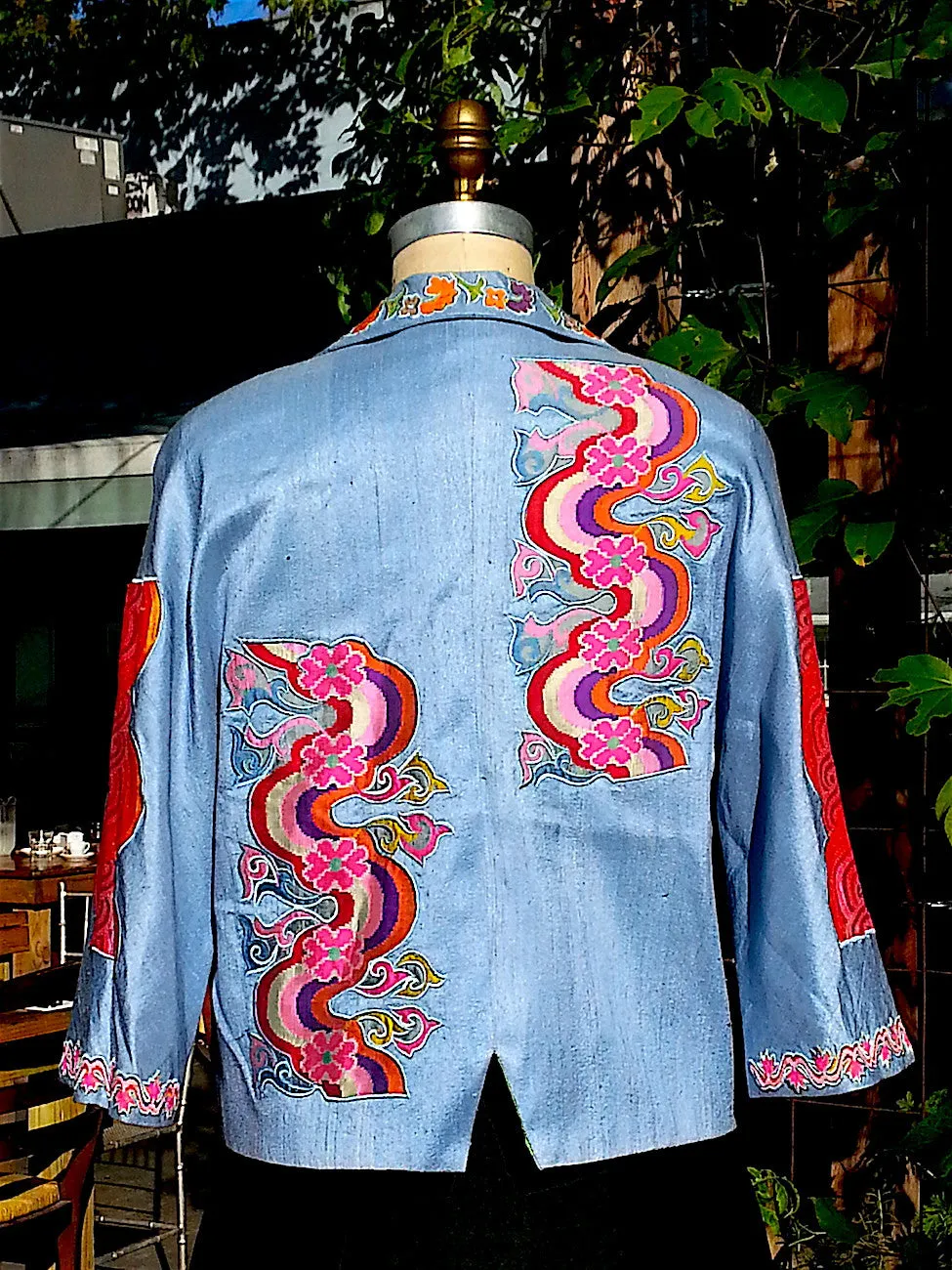 Couture Cut Peace Jacket Baby Blue