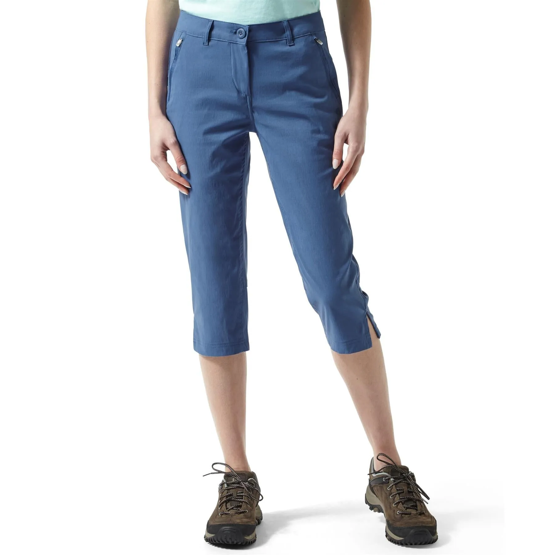 Craghoppers Womens Kiwi Pro Full Stretch 3/4 Crops  Capri Light Summer Trousers